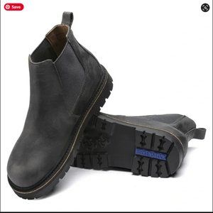 NWT Birkenstock Stalon Graphite Chelsea Casual Boots Leather Narrow Width Select